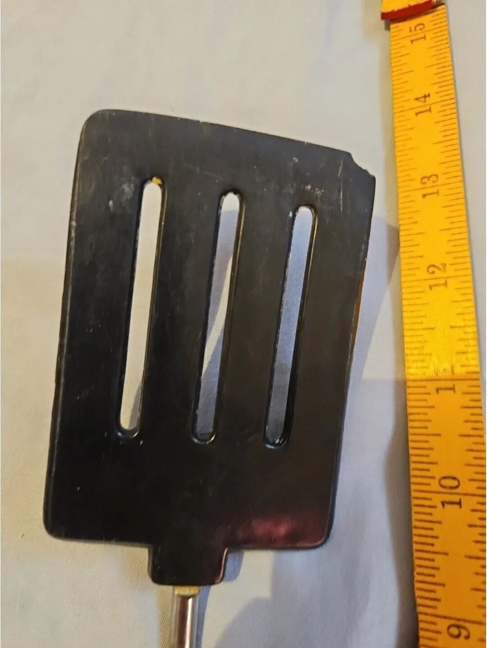 Vintage  Black Nylon Spatula Metal Shaft 13